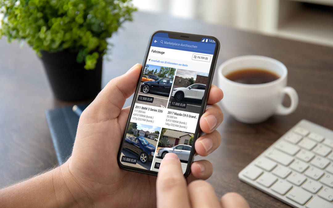 Facebook Marketplace nun auch für deutsche Autohändler