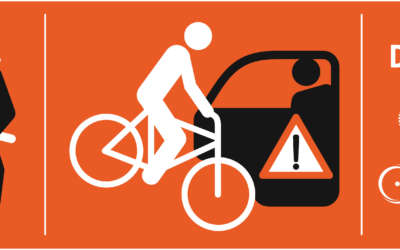 Verkehrssicherheitsaktion fürs Anschnallen und vorsichtiges Aussteigen